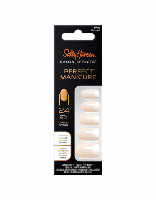 Load image into Gallery viewer, Sally Hansen Salon Effects Perfect Manicure Moon-Ami OV161 24 Oval Nails
