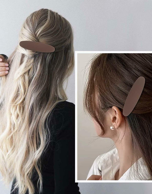 Load image into Gallery viewer, Bewudy 5 PCS Matte Neutral French Hair Barrettes Clips, Strong Hold, Vintage
