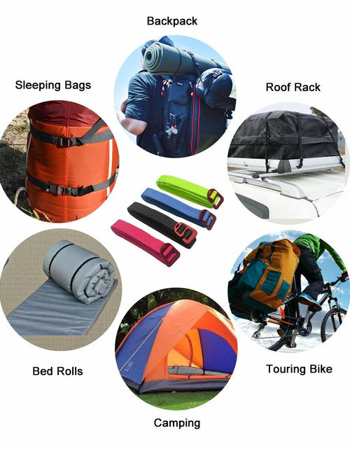 Load image into Gallery viewer, riemot 78.7in Red Bungee Cord Heavy Duty with G Hook Adjustable 1 Pack
