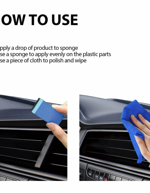Load image into Gallery viewer, Car Plastic Restorer Trim Cleaner Foam Applicator - Safe Auto Detailing
