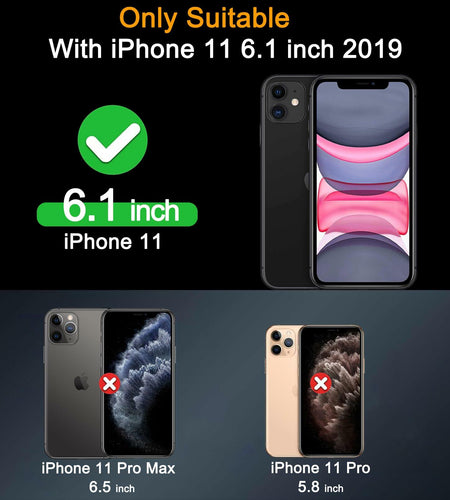 Milomdoi iPhone 11 Screen & Camera Protector 4 Pack, Tempered Glass