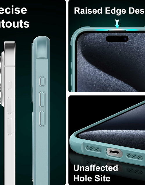 Load image into Gallery viewer, CHAOFEnG iPhone 15 Pro Case 360° Rotatable Stand Magnetic Teal Green
