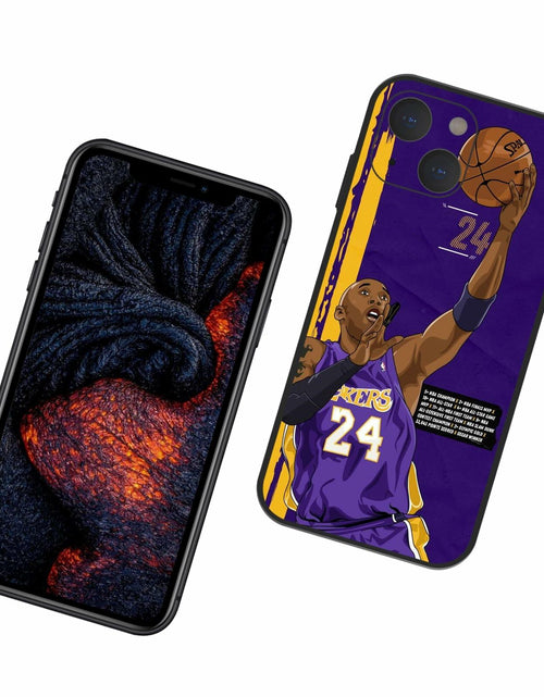 Load image into Gallery viewer, Basketball Star iPhone 14 Case Soft Silicone Shockproof Sports Pattern
