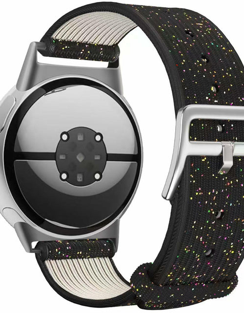 Load image into Gallery viewer, SKCC Nylon Bands for Google Pixel Watch 2 &amp; 3 41mm Black Adjustable

