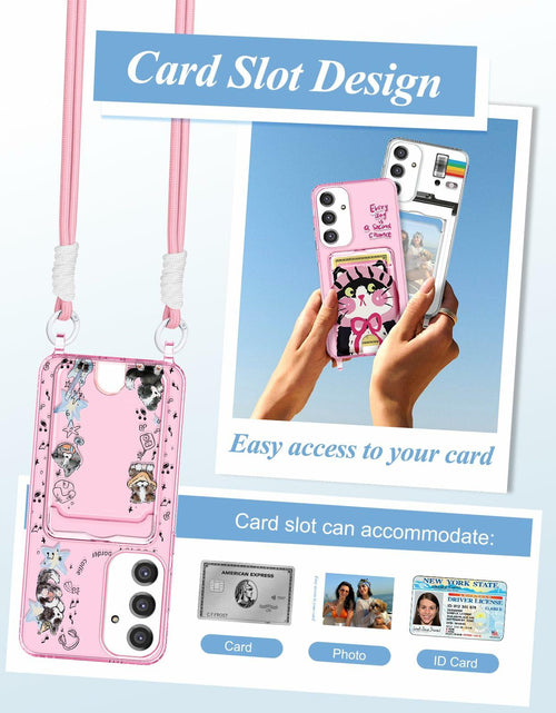 Load image into Gallery viewer, Shorogyt Samsung S24 Crossbody Case with Wristlet Strap, Dog, New

