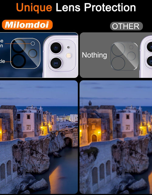 Load image into Gallery viewer, Milomdoi iPhone 11 Screen &amp; Camera Protector 4 Pack, Tempered Glass
