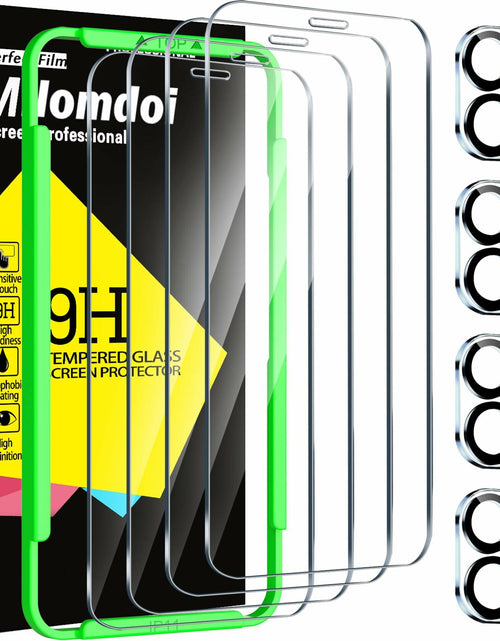 Load image into Gallery viewer, Milomdoi iPhone 11 Screen &amp; Camera Protector 4 Pack, Tempered Glass
