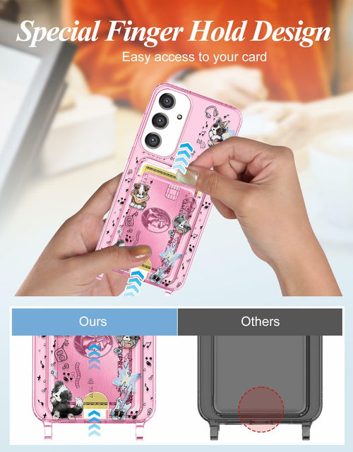 Load image into Gallery viewer, Shorogyt Samsung S24 Crossbody Case with Wristlet Strap, Dog, New
