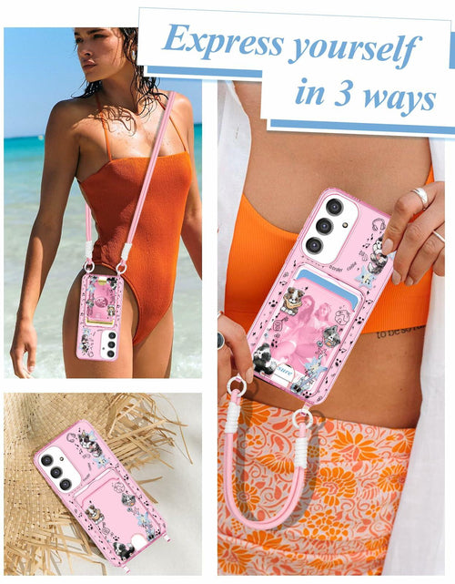 Load image into Gallery viewer, Shorogyt Samsung S24 Crossbody Case with Wristlet Strap, Dog, New
