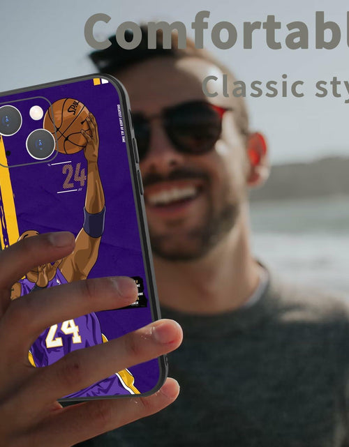 Load image into Gallery viewer, Basketball Star iPhone 14 Case Soft Silicone Shockproof Sports Pattern
