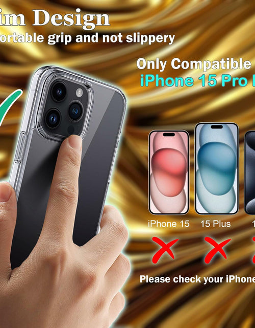 Load image into Gallery viewer, OLIVIC iPhone 15 Pro Max Case Ultra Clear Slim Shockproof Bumper Cover
