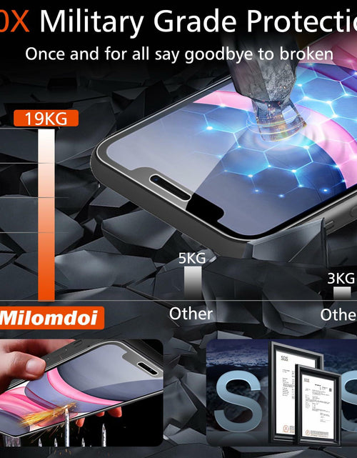 Load image into Gallery viewer, Milomdoi iPhone 11 Screen &amp; Camera Protector 4 Pack, Tempered Glass
