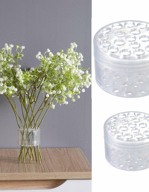 Load image into Gallery viewer, Spiral Ikebana Stem Holder Set S+L Green 2Pcs Flower Arrangement Tools
