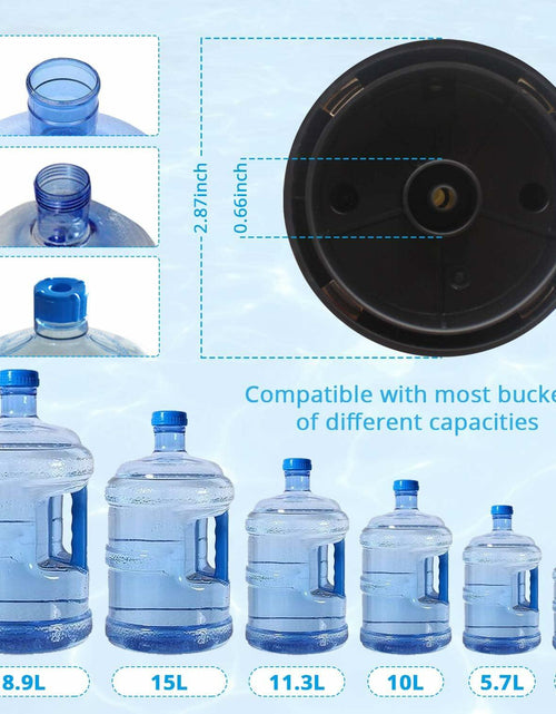 Load image into Gallery viewer, MJIYA 5 Gallon Automatic Water Dispenser USB Charging Switch Black
