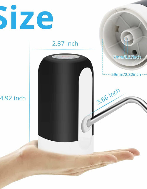 Load image into Gallery viewer, MJIYA 5 Gallon Automatic Water Dispenser USB Charging Switch Black
