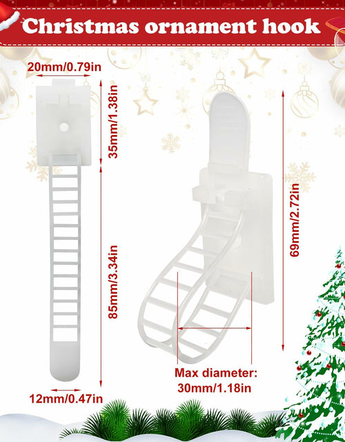 Load image into Gallery viewer, Ziolam 30 PCS Christmas Garland Hangers Adhesive Straps Reusable Stretchable
