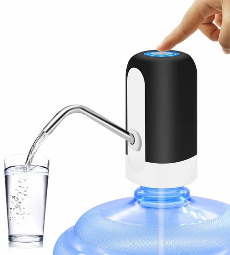 MJIYA 5 Gallon Automatic Water Dispenser USB Charging Switch Black