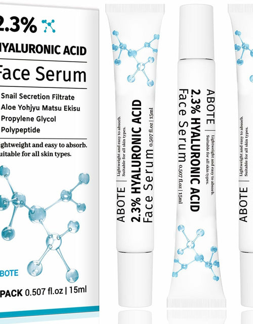 Load image into Gallery viewer, ABOTE 2.3% Hyaluronic Acid Serum for Face  (3Pack-Each 0.507 fl.oz | 15ml)
