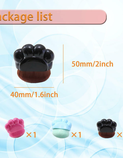 Load image into Gallery viewer, 3 Pack Sunscreen Applicator Brushes for Kids with Protective Caps - New
