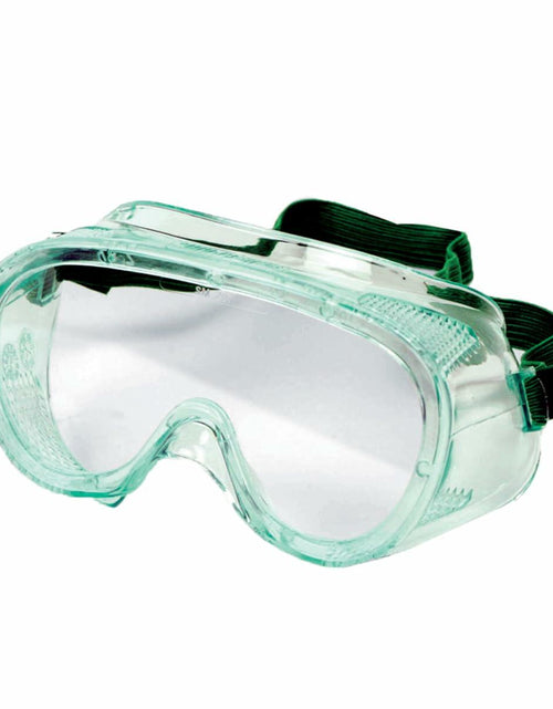 Load image into Gallery viewer, Sellstrom S83000 PVC Direct Vent Mini Economy Goggles Green Clear Lens
