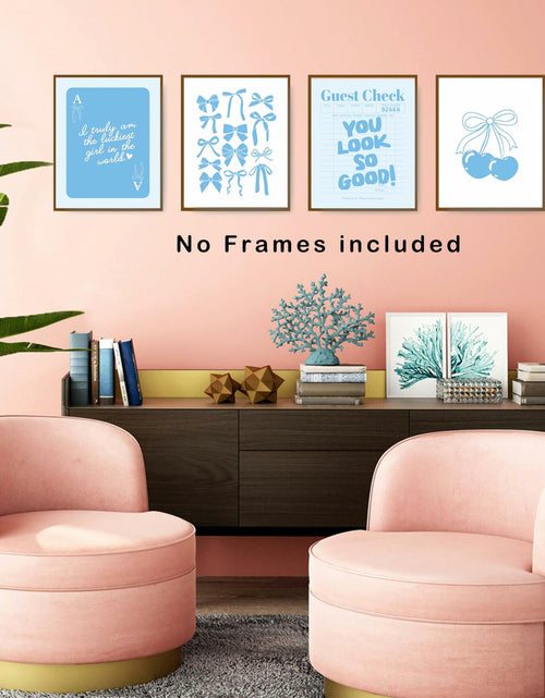 Load image into Gallery viewer, okaxscm Coastal Cowgirl Wall Art Set 4x 8x10 Unframed Posters Dorm Decor
