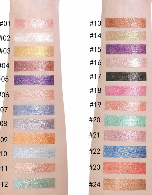 Load image into Gallery viewer, evpct 10# Silver Grey Liquid Glitter Eyeshadow Stick Waterproof Long Lasting
