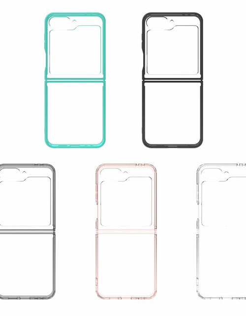 Load image into Gallery viewer, Sucnakp Samsung Galaxy Z Flip 6 Case Clear Back TPU Bumper Cover YKL Gray
