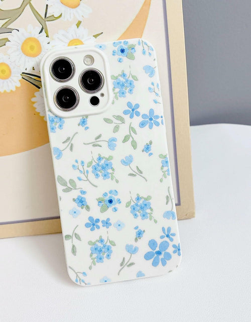 Load image into Gallery viewer, SPOBIT iPhone 15 Pro Max Case Floral Retro Oil Painting TPU Shockproof Cover
