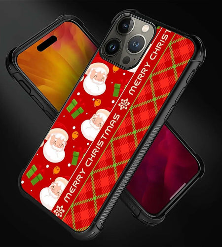 ZHEGAILIAN iPhone 15 Pro Max Case Military-Grade Shockproof Santa Claus