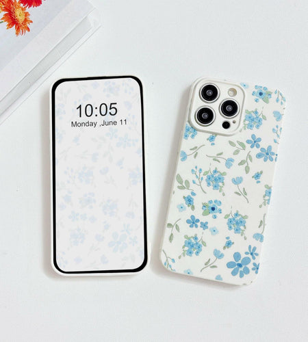 SPOBIT iPhone 15 Pro Max Case Floral Retro Oil Painting TPU Shockproof Cover