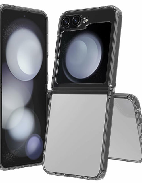 Load image into Gallery viewer, Sucnakp Samsung Galaxy Z Flip 6 Case Clear Back TPU Bumper Cover YKL Gray
