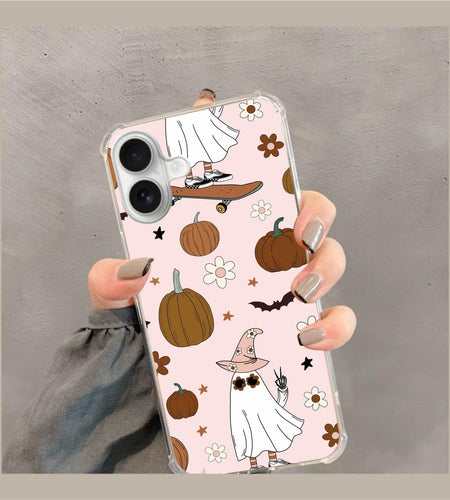 GialCenik iPhone 16 TPU Ghost Cowboy Phone Case - Black - New