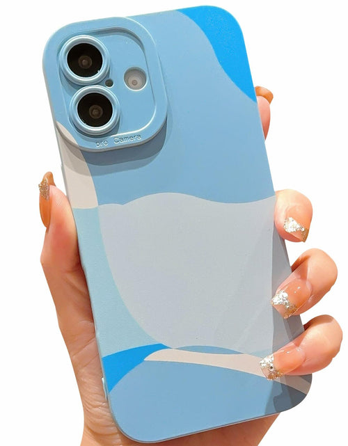 Load image into Gallery viewer, YKCZL iPhone 16 Case Blue Slim Soft Shockproof Full Camera Protection
