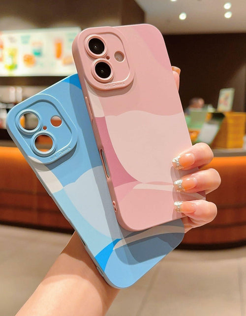 Load image into Gallery viewer, YKCZL iPhone 16 Case Blue Slim Soft Shockproof Full Camera Protection
