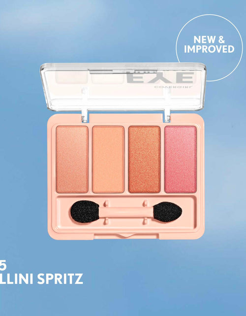 Load image into Gallery viewer, COVERGIRL Eye Enhancer Eyeshadow Quad Bellini Spritz Clean Vegan 0.19oz
