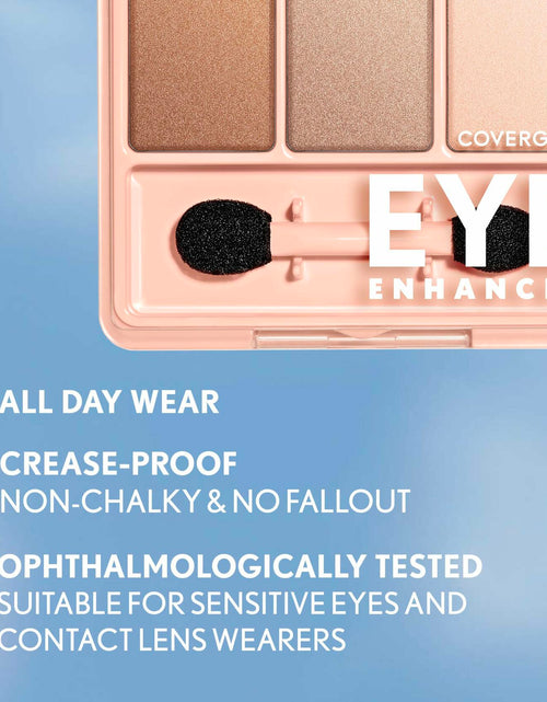 Load image into Gallery viewer, COVERGIRL Eye Enhancer Eyeshadow Quad Bellini Spritz Clean Vegan 0.19oz
