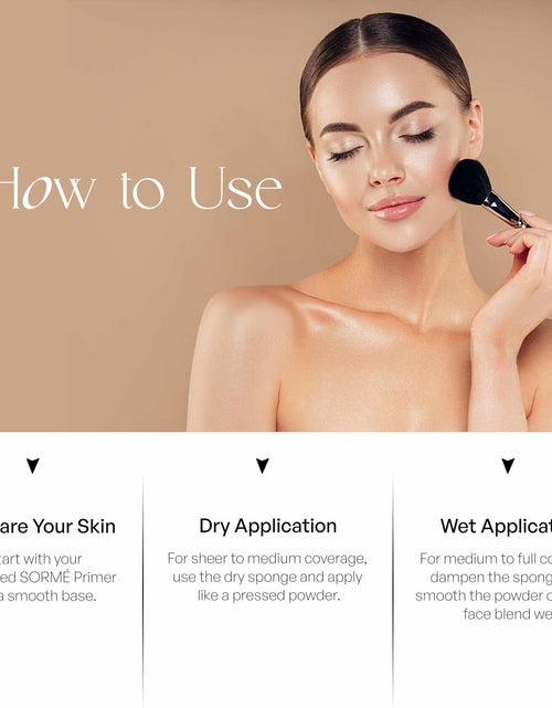 Load image into Gallery viewer, SORMÉ Wet &amp; Dry Powder Foundation 25ml Fragrance Free Medium-Full Coverage
