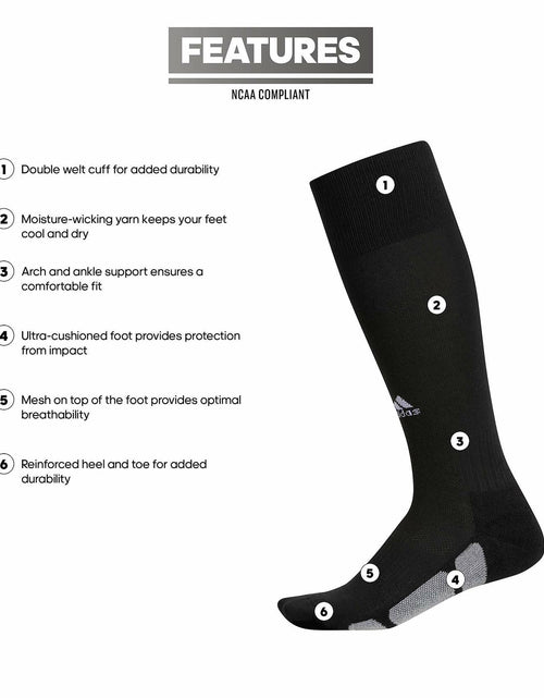 Load image into Gallery viewer, adidas PureHustle OTC Softball Socks 1-Pair Over the Calf Size S
