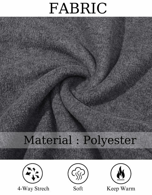 Load image into Gallery viewer, MAGCOMSEN Women's Quarter Zip Pullover Fleece Jacket Grey XL Warm Comfort
