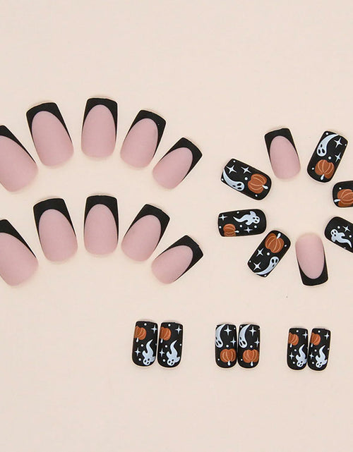 Load image into Gallery viewer, RIICFDD Cat Eyes Press On Nails 30 Pcs Short Square Acrylic Glitter False Nails
