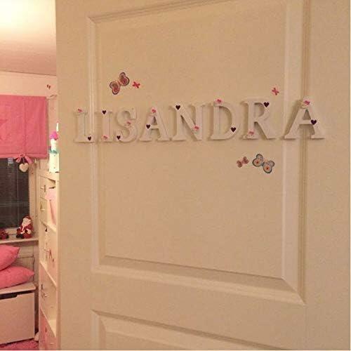 Load image into Gallery viewer, YRONTY 4in White Wooden Letter U Unfinished DIY Crafts Decorative Alphabet
