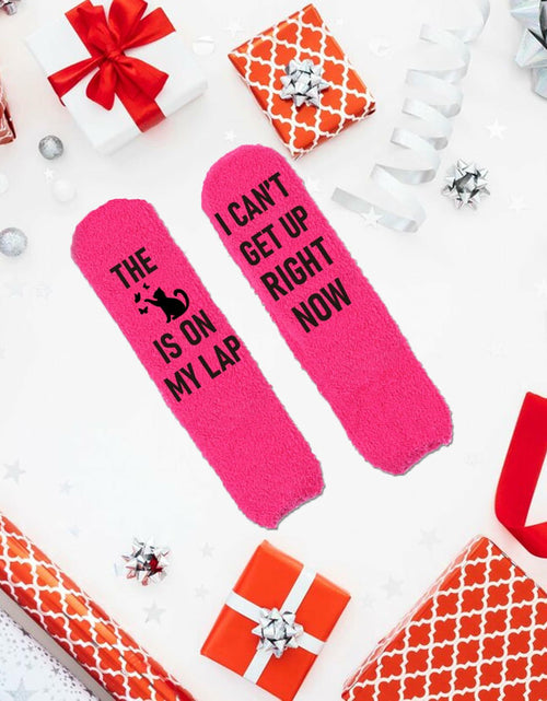 Load image into Gallery viewer, Huahui Cat Lover Socks Women Christmas Gift Novelty Cat Mom Animal Lovers

