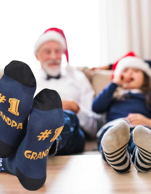 Load image into Gallery viewer, Veachog #1 Mom Socks Funny Gift from Son &amp; Daughter Best Mom Ever
