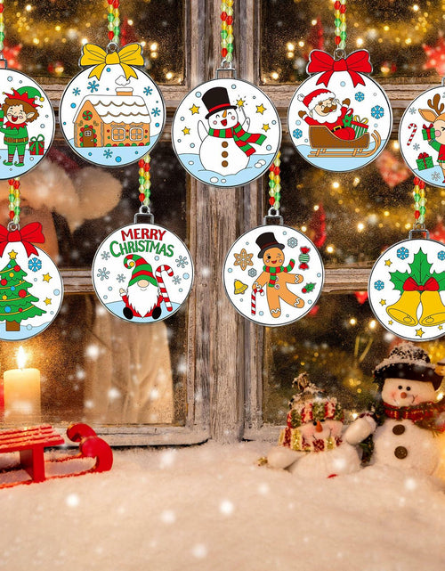 Load image into Gallery viewer, Capoda 36 Sets Christmas Suncatchers Ornaments DIY Art Elegant Decorations
