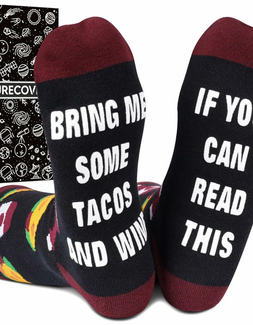 Load image into Gallery viewer, Funny Taco Socks Novelty Gift One Size Fits Most
