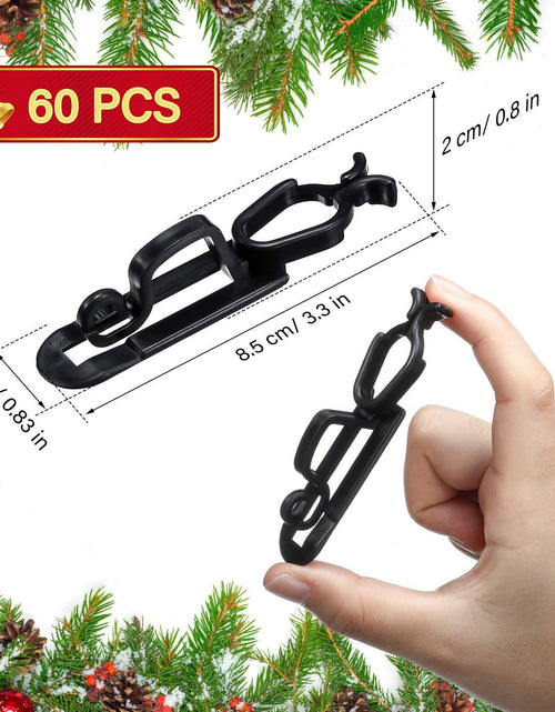 Load image into Gallery viewer, Blulu Light Hooks Green 60pcs Compatible with C9 C7 C6 Outdoor Clips
