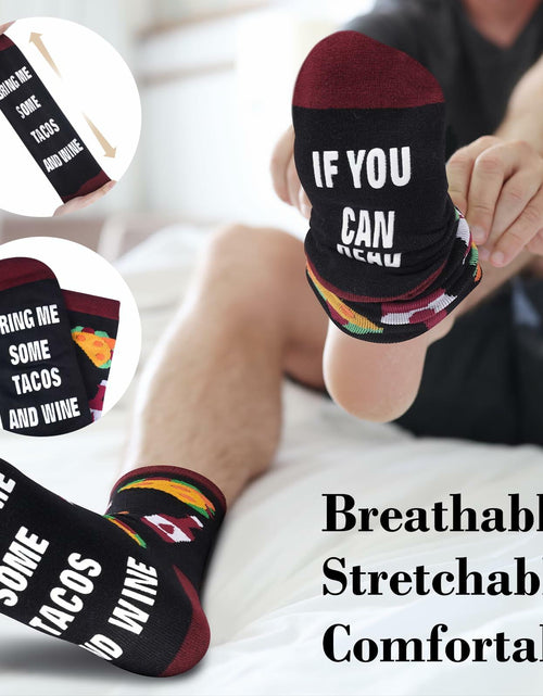 Load image into Gallery viewer, Funny Taco Socks Novelty Gift One Size Fits Most
