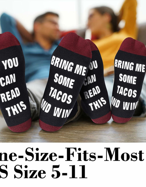 Load image into Gallery viewer, Funny Taco Socks Novelty Gift One Size Fits Most

