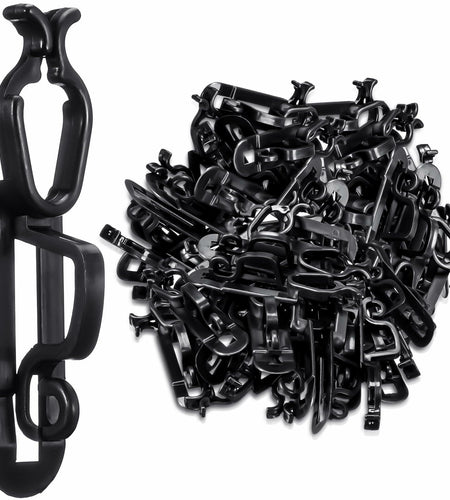 Blulu Light Hooks Green 60pcs Compatible with C9 C7 C6 Outdoor Clips