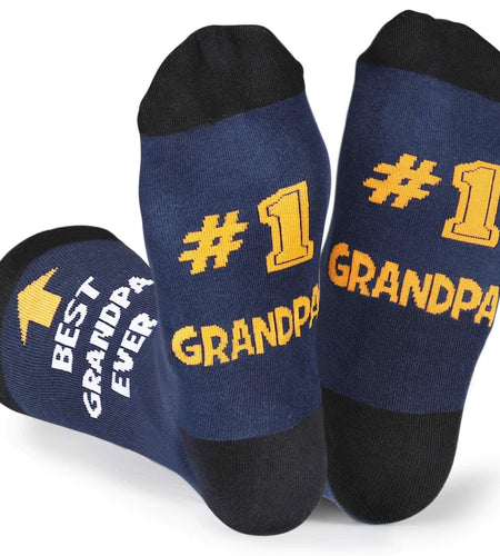 Veachog #1 Mom Socks Funny Gift from Son & Daughter Best Mom Ever